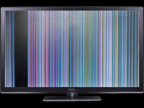 Вертикальные и горизонтальные полосы на экране телевизора