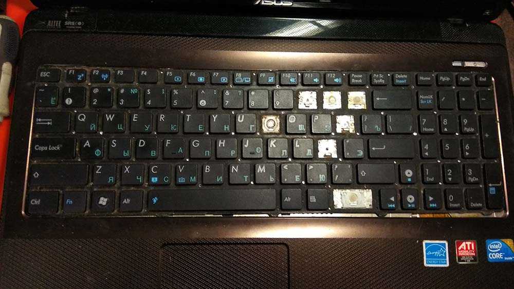 Способы ремонта клавиатуры ноутбука, если не работают некоторые клавиши