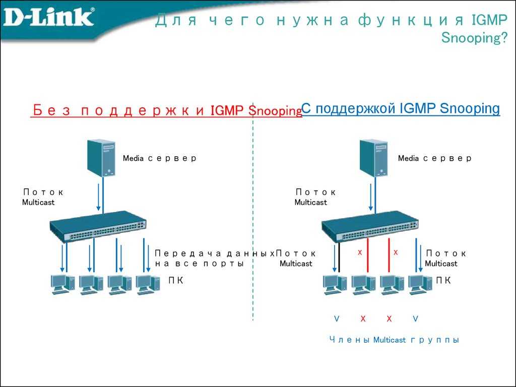 Настройка igmp в локальной сети для контроля широковещательных iptv потоков — /dev/mem