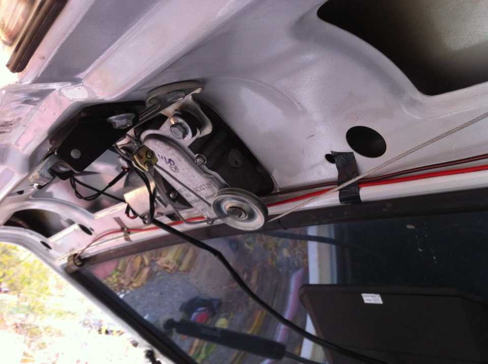 Электропривод багажника своими руками из стеклоподъемника