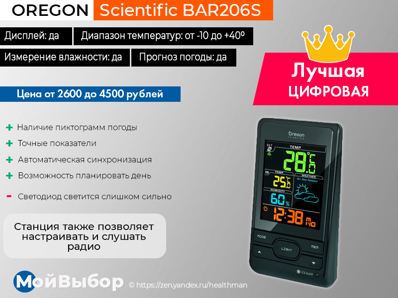 Рейтинг лучших домашних метеостанций на 2022 год. обзор популярных моделей