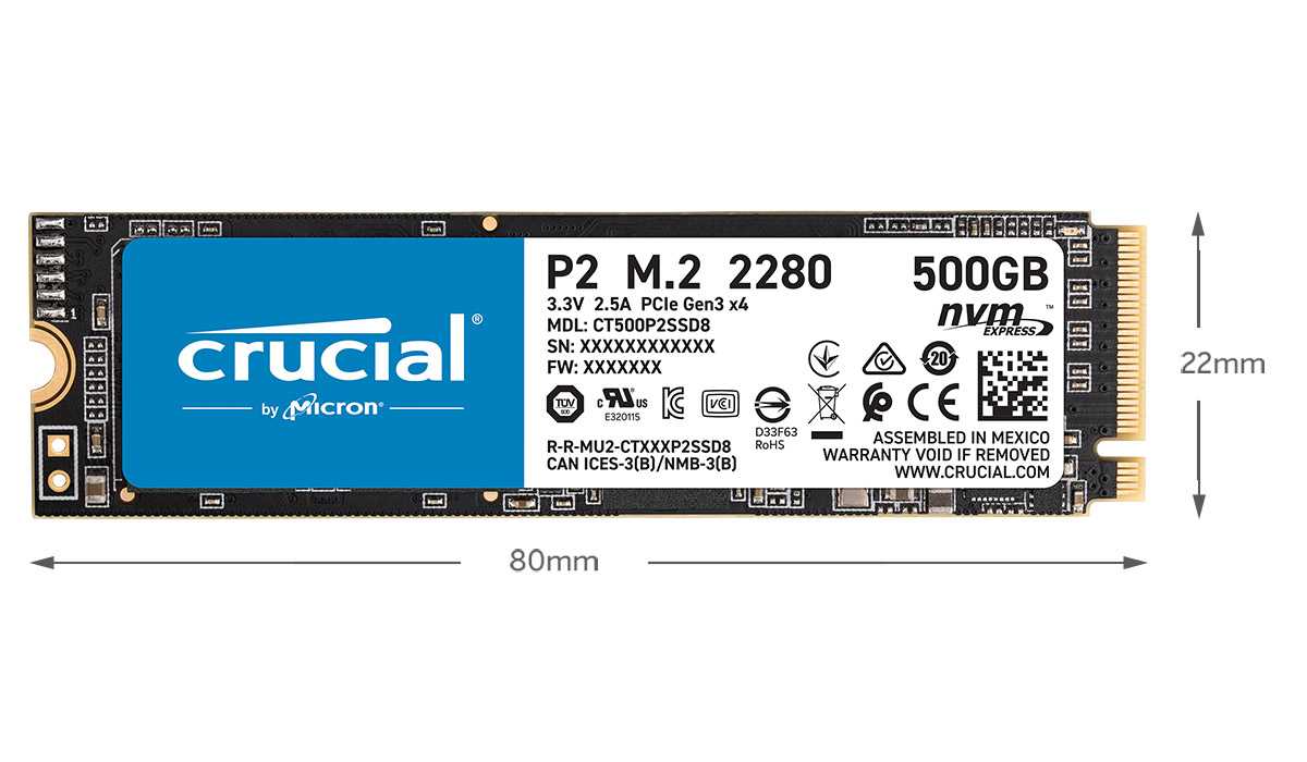 Обзор crucial p5 |  pcmag