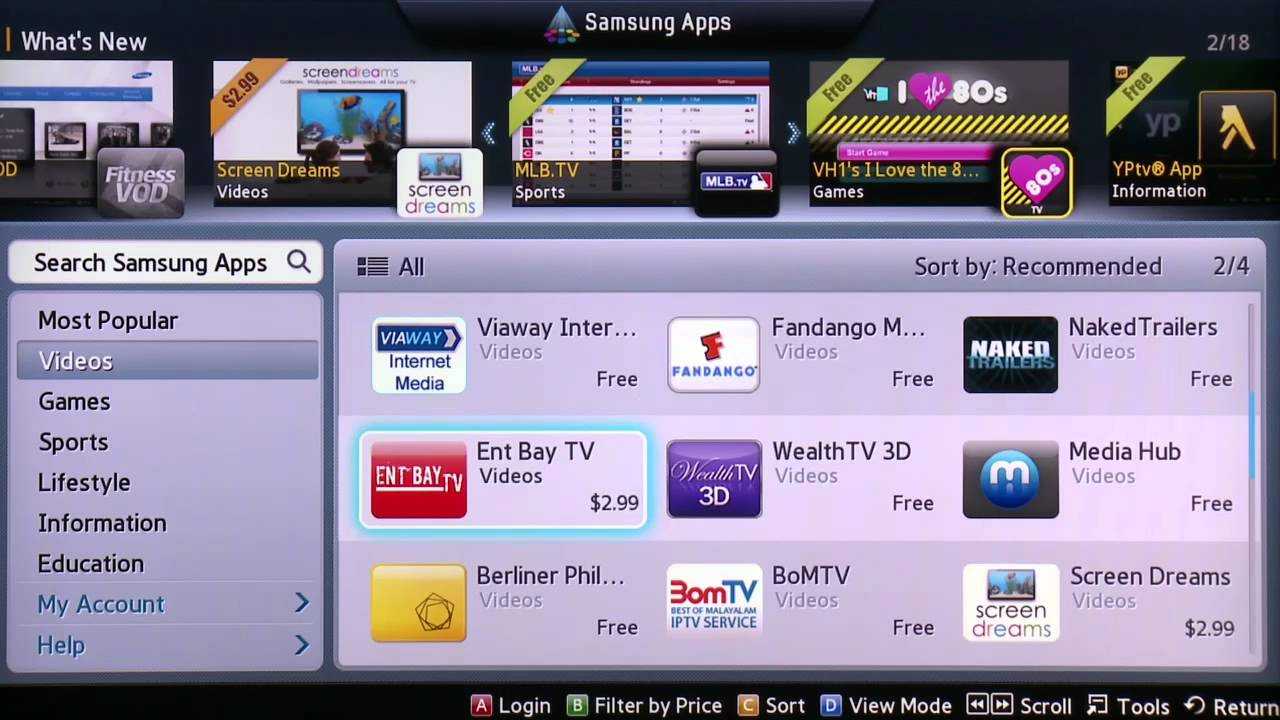 Приложения для smart tv — как скачать и установить виджеты на телевизор samsung и lg?