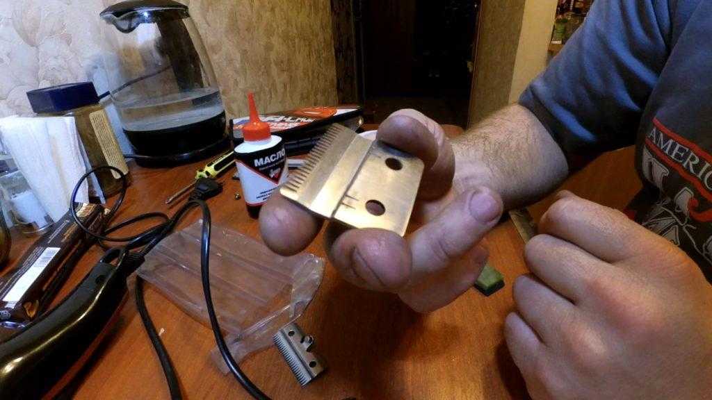 Как заточить ножи электробритвы