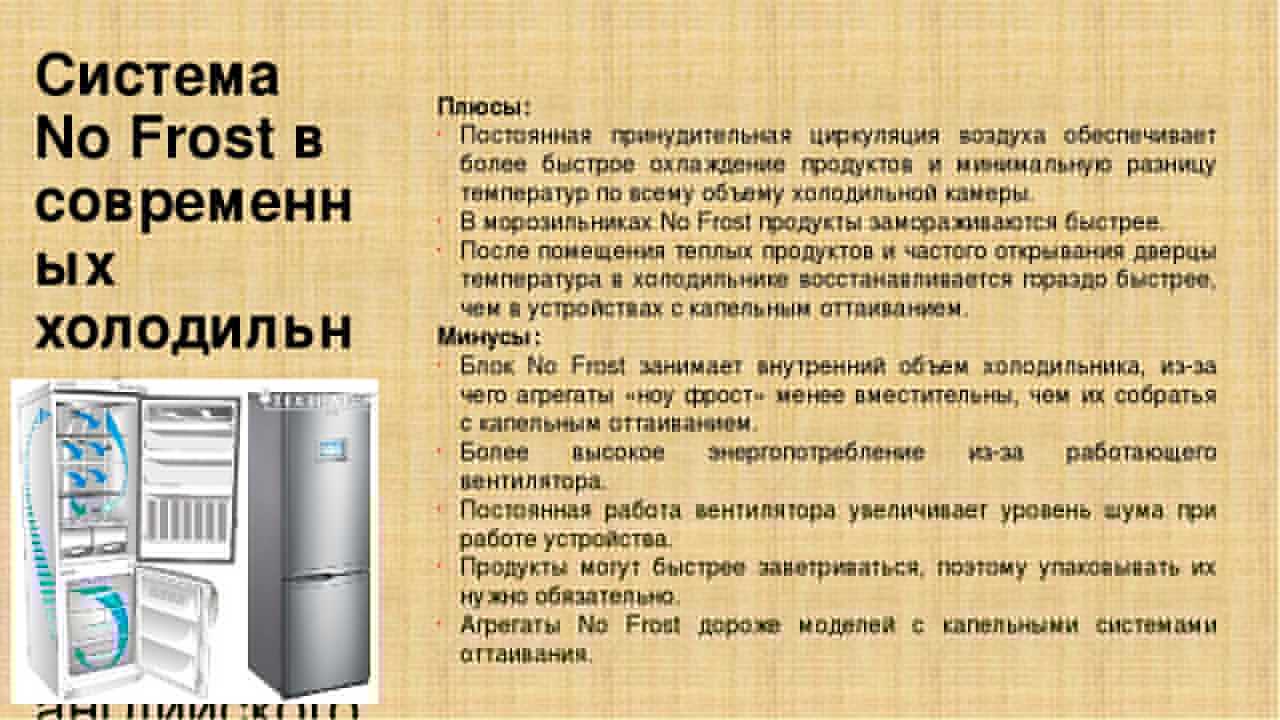 Система разморозки холодильника: какая лучше, плюсы и минусы Капельная разморозка и система No Frost: достоинства и недостатки Какую систему размораживания лучше выбрать