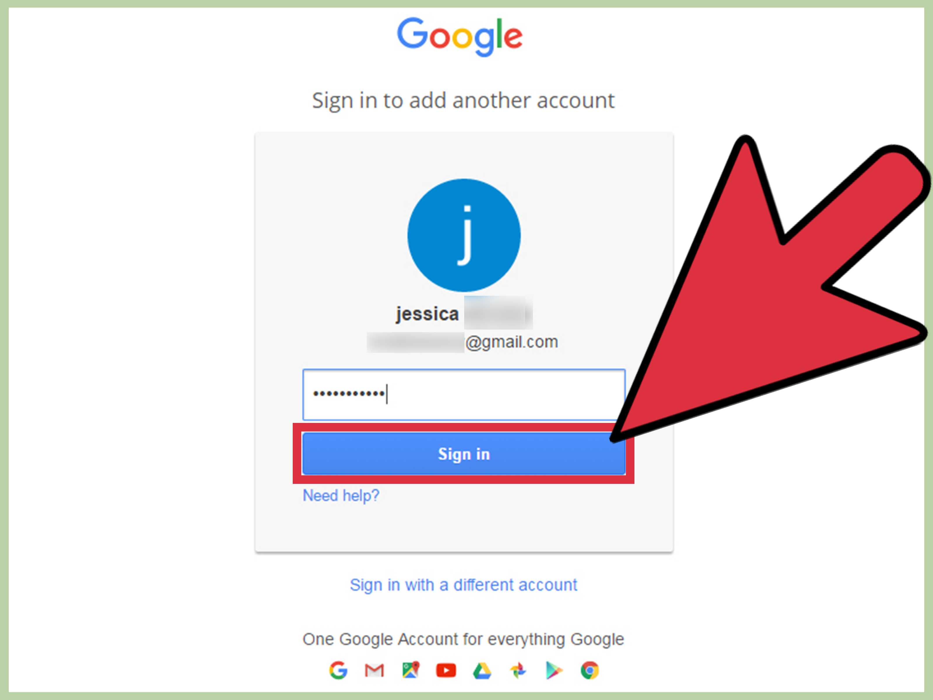 Cómo cambiar la cuenta predeterminada de google